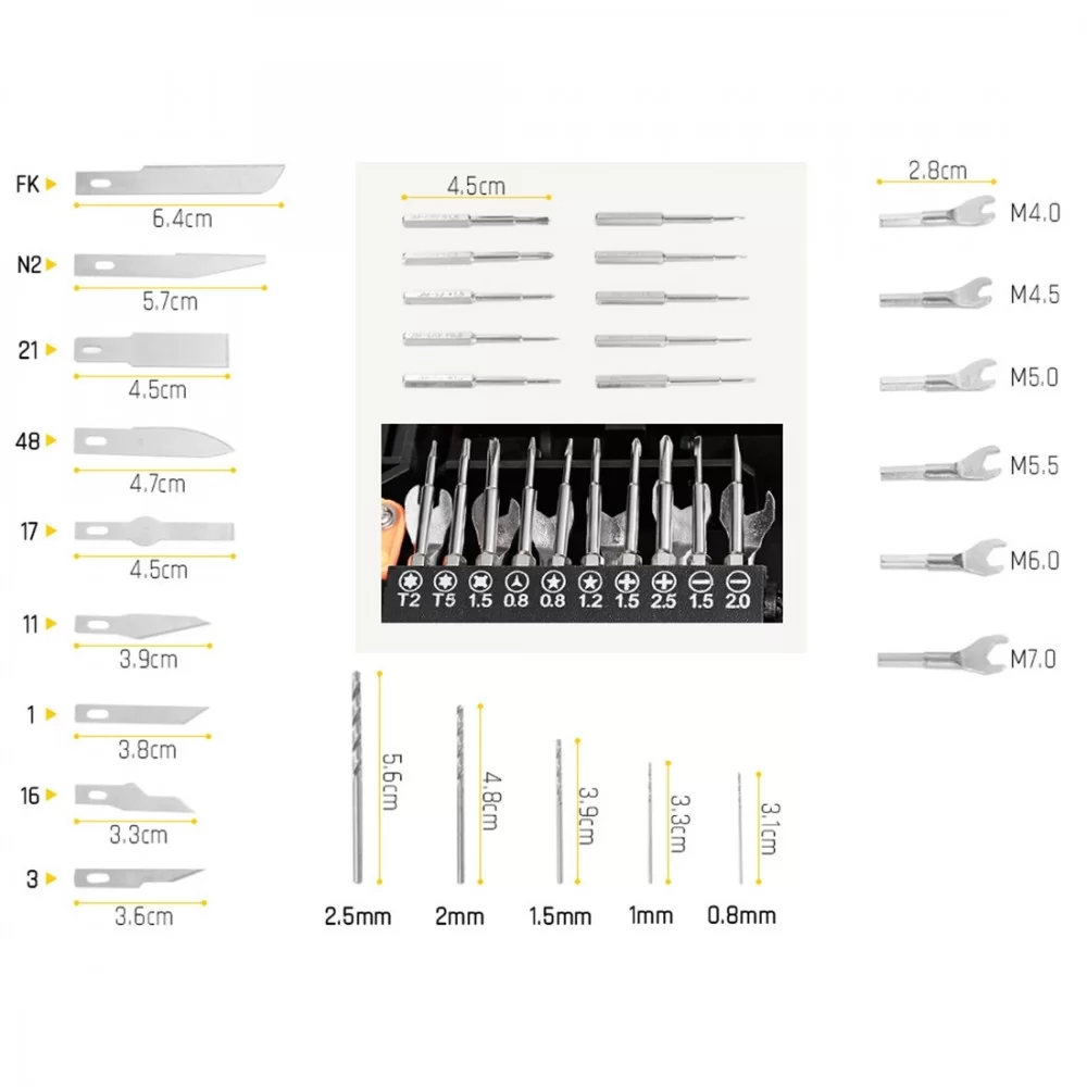 Picture of JAKEMY JM-8158 34 in 1 Multipurpose Screwdriver Set Hardware Repair Tool